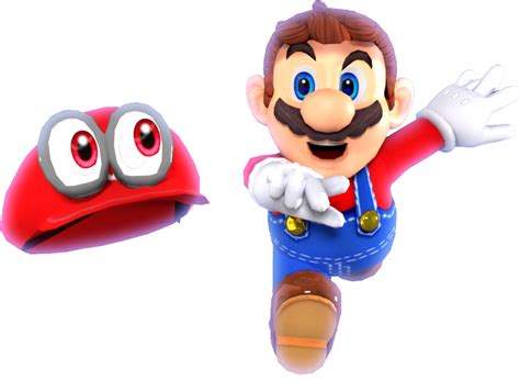 Mario Odyssey New Render Without Background By Supermariojumpan On