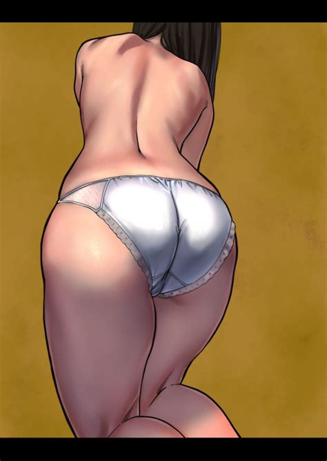 Rule 34 Ass Focus Back Bent Over Female Female Hajimehonda25 Kneeling Pantsu Realistic Simple