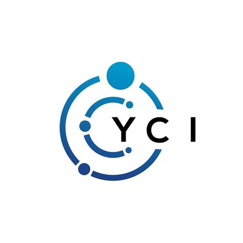 Yci Letter Technology Logo Design On White Background Yci Creative