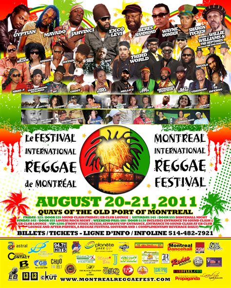 8th annual montreal international reggae festival
