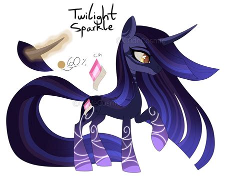 Twilight Redesign By C0dec0smic On Deviantart Mlp My Little Pony My