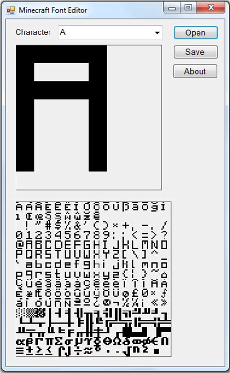Design your own logo or text for your website, blog, youtube videos, screenshots, forum sig., artwork, minecraft server, wallpaper, computer games etc. Windows Version 1.0.2 Create and edit minecraft fonts ...