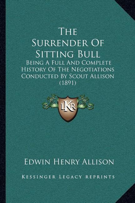 The Surrender Of Sitting Bull Paperback