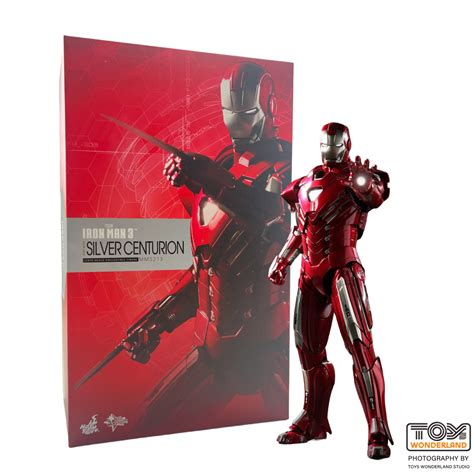 Hot Toys Iron Man Silver Centurion Mark XXXIII MMS Regular Edition Toys Wonderland