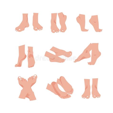Female Bare Feet Stock Illustrations 755 Female Bare Feet Stock