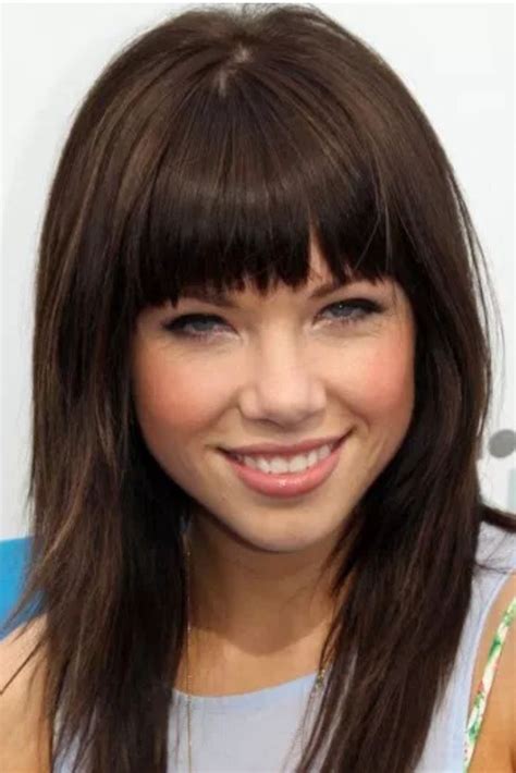 20 Full Fringe Layered Hairstyles Hairstyle Catalog