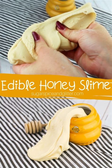 Edible Honey Slime With Video ⋆ Sugar Spice And Glitter