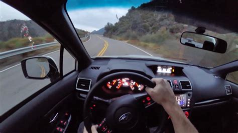 2018 Subaru Wrx Sti Pov Canyon Sunset Drive Binaural Audio Youtube
