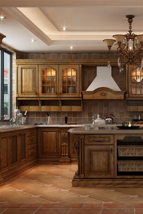 Rustic Elements Abound In This Kitchen Design Solid Wood Is Kept