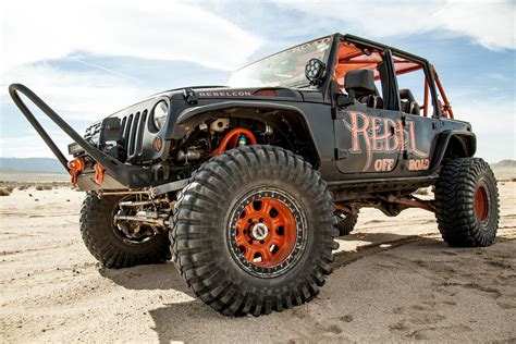 Attention Stealing Black Lifted Jeep Wrangler Rebelcon With Custom