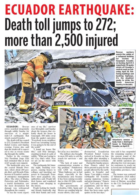 Epaper Online Edition Of Daily News Sri Lanka Rescue Workers