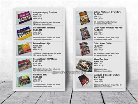 Contoh Katalog Contoh Katalog Dan Buklet Dengan Desain Inspiratif