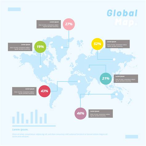 Global Maps Infographic Template 170602 Vector Art At Vecteezy