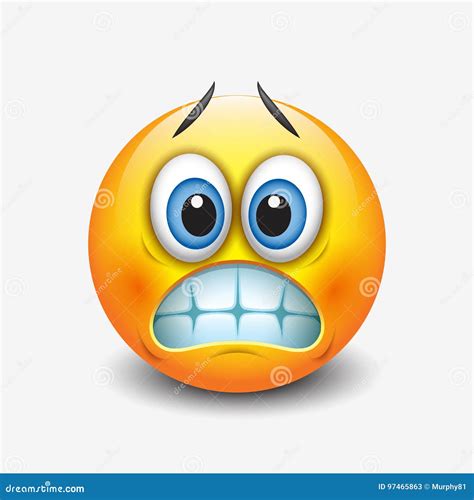 Teeth Emoji Icon Set Cracked Broken Healthy White Cute Cartoon