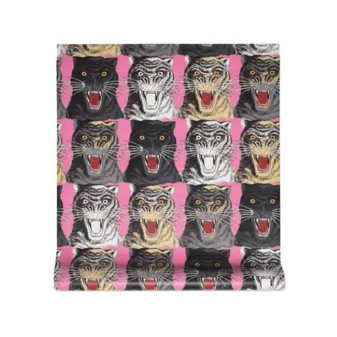 Gucci Tiger Face Print Wallpaper Lyst