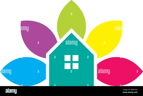 House Logo Upmarket Modern Illustration Stock Vector Image And Art Alamy