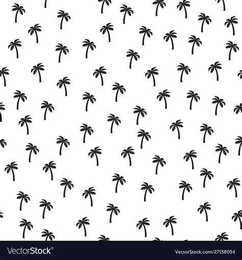 Palm Tree Pattern Seamless Texture Royalty Free Vector Image