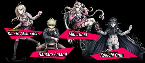 Danganronpa V3 Killing Harmony Gets Character Details For Four Of The