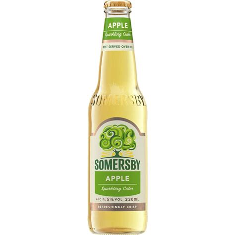 Somersby Apple Cider Bottle 330ml Single Woolworths