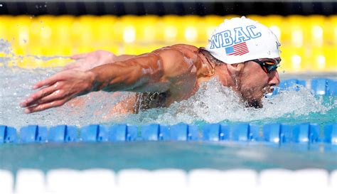 Michael Phelps Victorious In Fly In Santa Clara Swimming World News