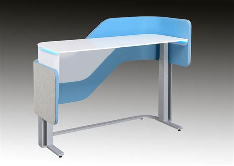 Wavo Height Adjustable Desk Design With Privacy Function