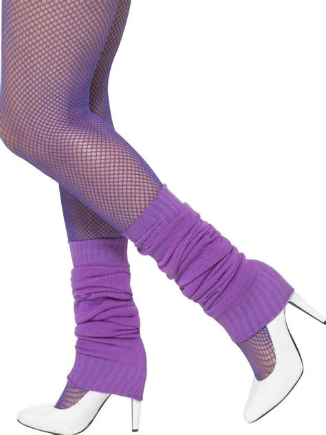 neon fluoro 80s leg warmers disco party aerobics womens fancy dress disguises costumes hire