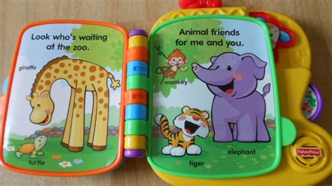 Fisher Price Laugh And Learn Puppys Animal Friends Sound Book Youtube