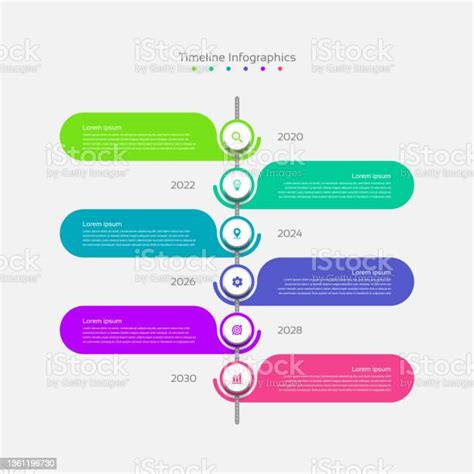 Timeline Infographic Business Abstract Background Template Colorful