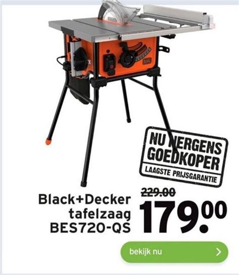 Blackdecker Tafelzaag Bes720 Qs Aanbieding Bij Gamma