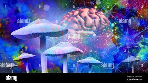 Mushrooms And Mental Health As Psychedelic Drug Or Psychedelics
