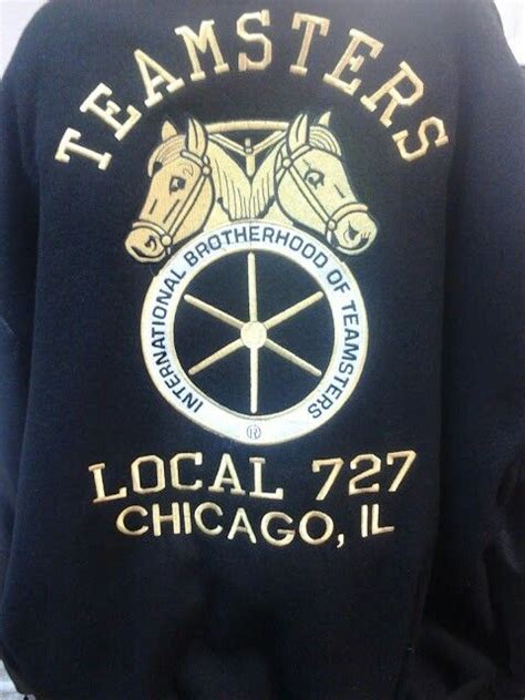 Teamsters Jacket Custom Embroidery Custom Chicago
