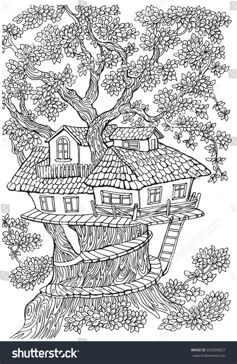 600x777 treehouse coloring pages coloring pages berenstain. Pin on tree coloring