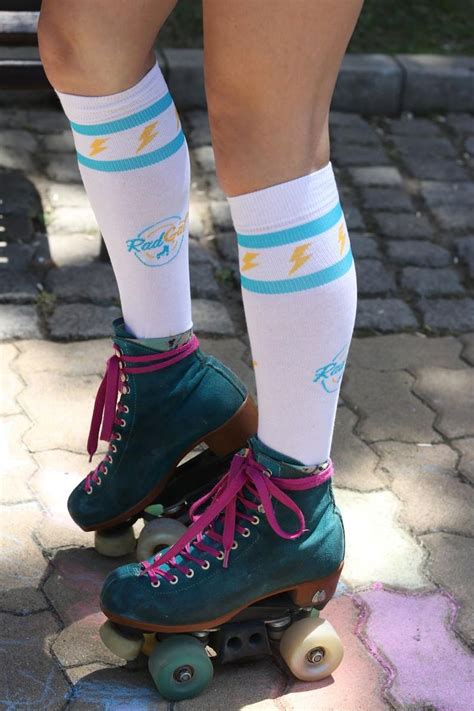 Skate Socks Roller Skate Accessories Knee High Socks Roller Etsy In 2021 Roller Skating
