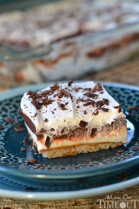 Chocolate Caramel Layered Dessert Mom On Timeout