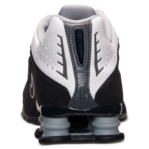 Nike Mens Shox R4 Running Sneakers From Finish Line In Black For Men Lyst