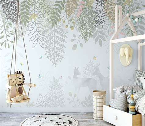 Child Room Peel And Stick Wallpaper Mural Self Adhesive Or Traditional
