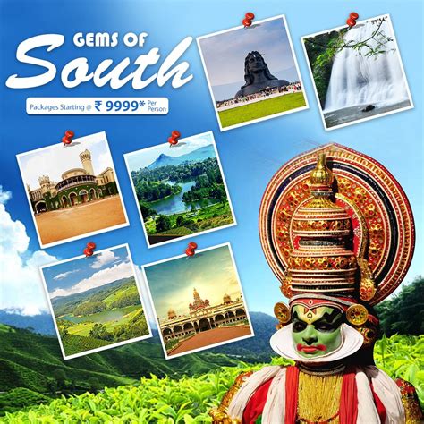 South India Travel Poster Design Holiday Packaging Holiday