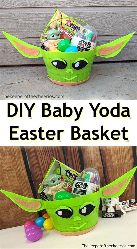 Diy Baby Yoda Easter Basket The Keeper Of The Cheerios