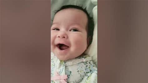 7 Week Old Baby Says Hi Youtube