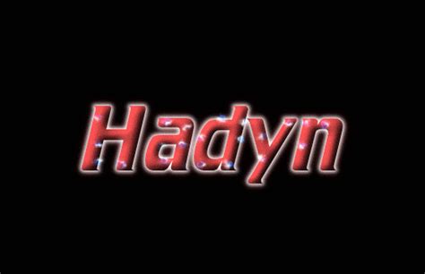 Hadyn Logo Herramienta De Diseño De Nombres Gratis De Flaming Text