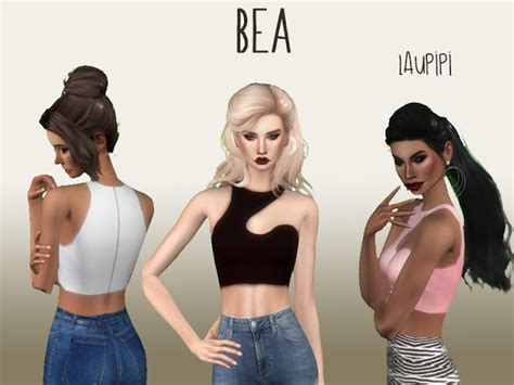 My Sims 4 Blog Bea Top By Laupipi