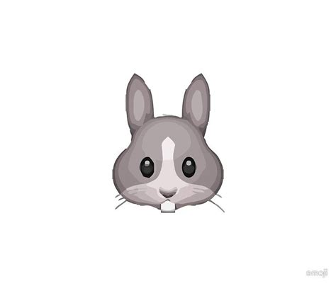 Bunny Empji Emoji › Portfolio › Rabbit Face Apple Whatsapp Emoji