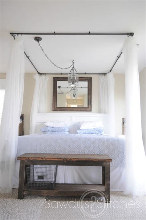 How to build a king size canopy bed. 10 Beautiful DIY Canopy Beds