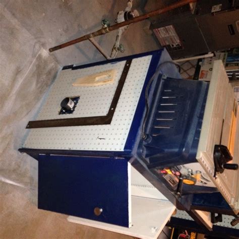 Table Saw Cabinet With Dust Collector Ryobi Nation Projects