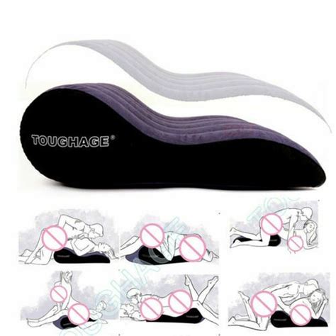 Toughage Sex Ramp Positioning Inflatable Pillow Wedge Handcuffs Cushion