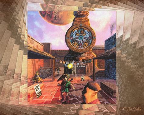 Link Wandering In Clock Town By Dexels On Deviantart