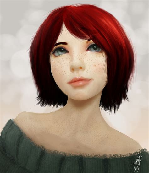 Artstation Red Haired Gal