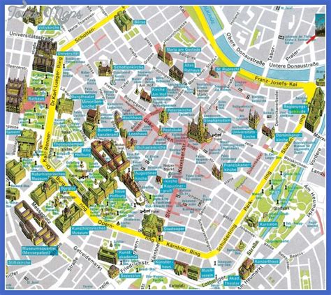 Vienna Map Tourist Attractions