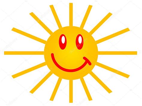 Uśmiechnięte Słoneczko — Zdjęcie Stockowe © Leoco 6412030