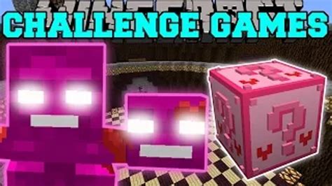 PopularMMOs PAT AND JEN Minecraft VALENTINE WITHER CHALLENGE GAMES Lucky Block Mod Video